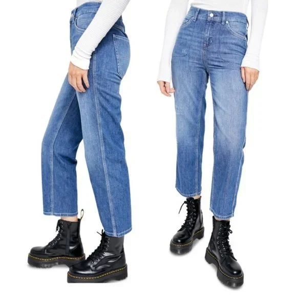 Free People Chloe Baby Barrel Jeans. XS - Picture 2 of 13